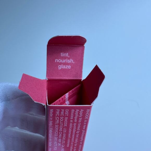 Rhode Sugar Cookie Peptide Lip Tint Gift Set Stickers and Bag LA Popup Brand New - Picture 14 of 16